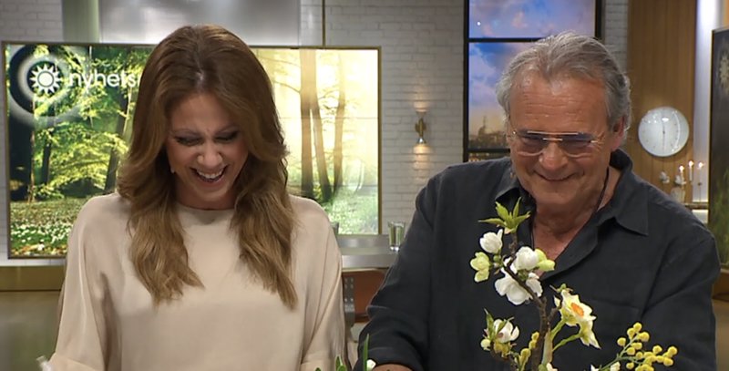 Sofia Geite och Steffo Törnquist brast ut i skratt under morgonen. Foto: TV4/Nyhetsmorgon Sofia Geite och Steffo Törnquist brast ut i skratt under morgonen. Foto: TV4/Nyhetsmorgon